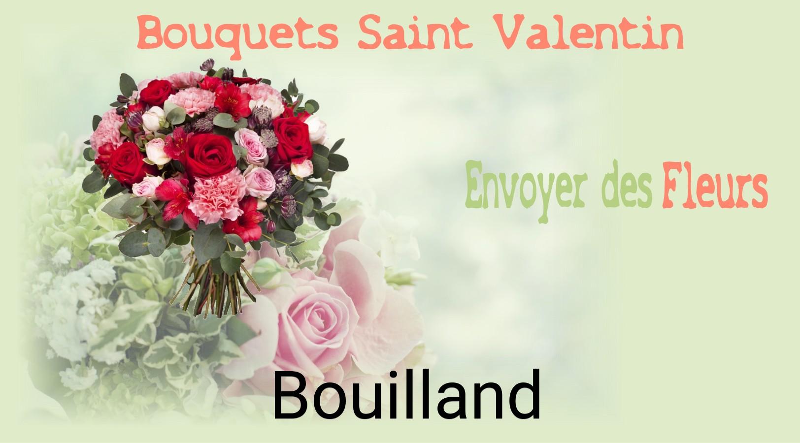 Roses de Saint-Valentin livrées à Bouilland